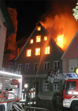 Großbrand Bücherei Großbrand Bücherei