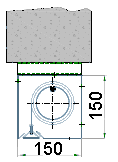 Barriera al fumo singola
Soffitto
